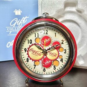 Coca Cola Retro Red and White Wall Clock